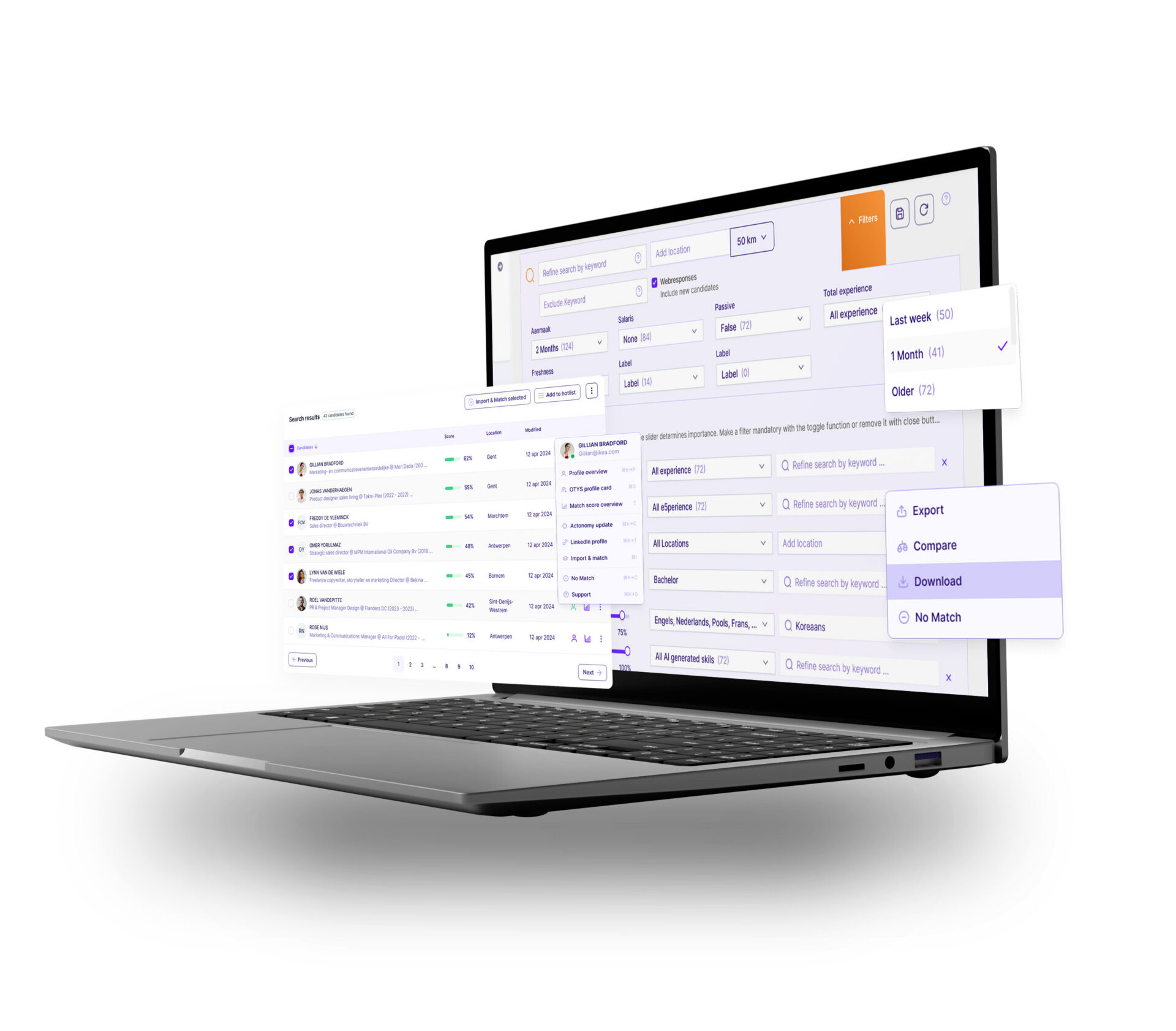 Actonomy Plugin UI elements highlight